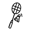 Badminton courts